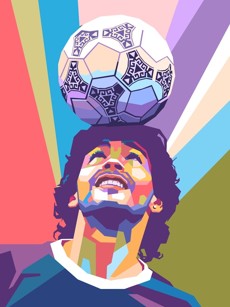 Diego Maradona WPAP art