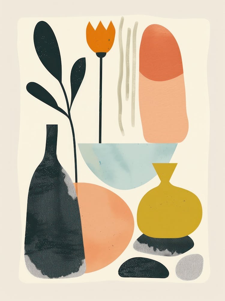 Cute Objects Abstract Collection 12