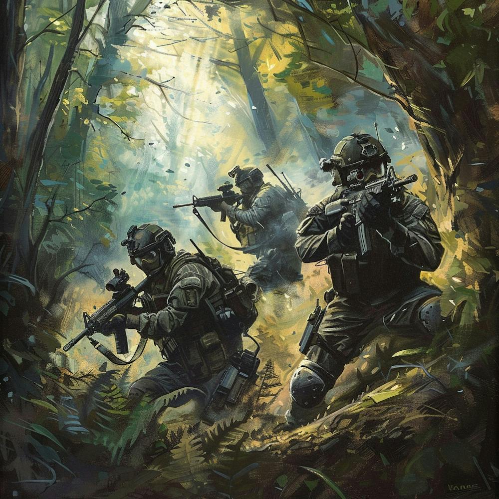 Scouts In The Woods