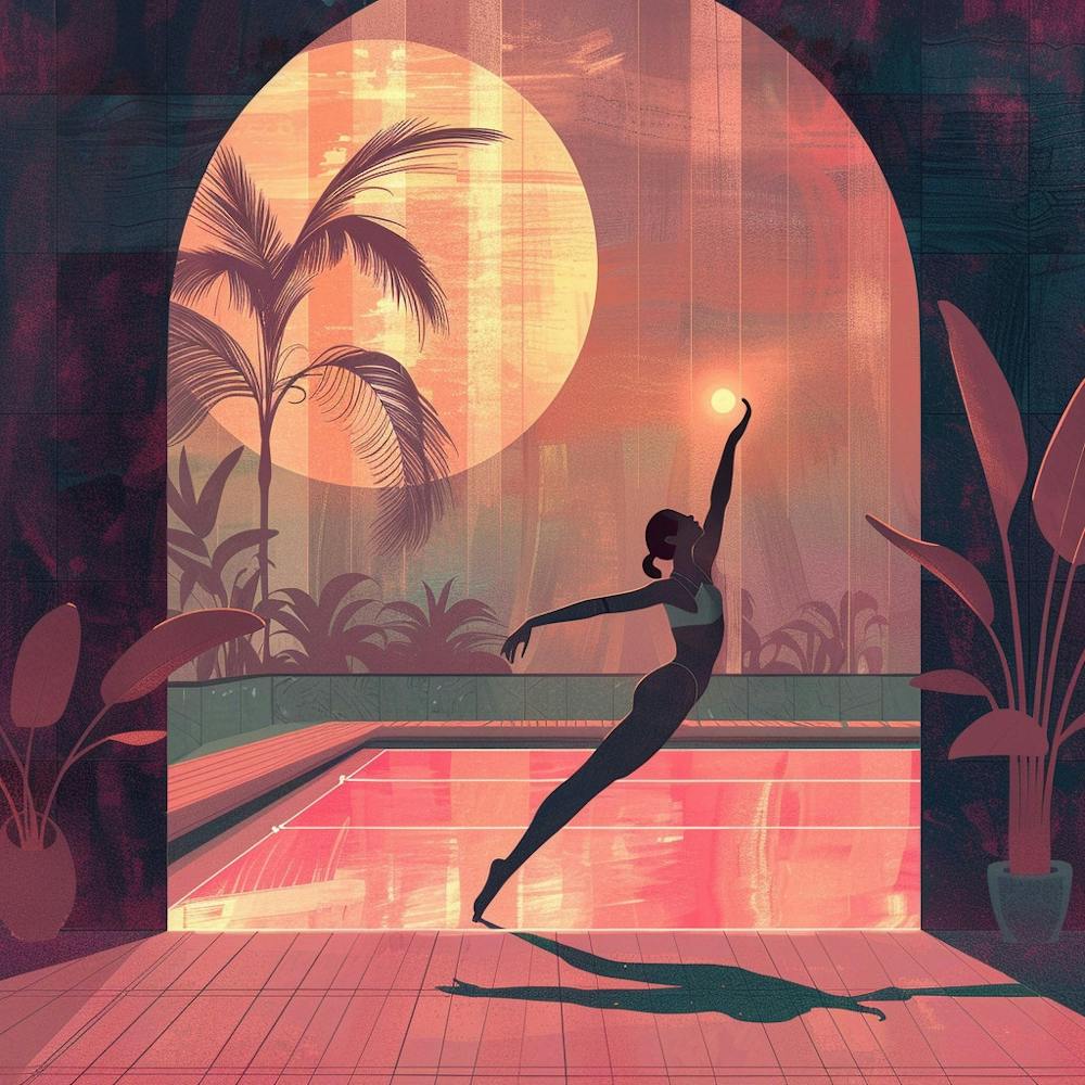 Dancer At The Pool