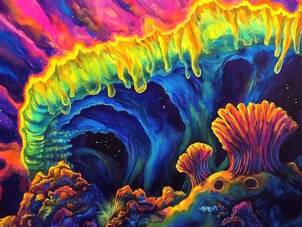 Psychedelisches Gemälde 1
