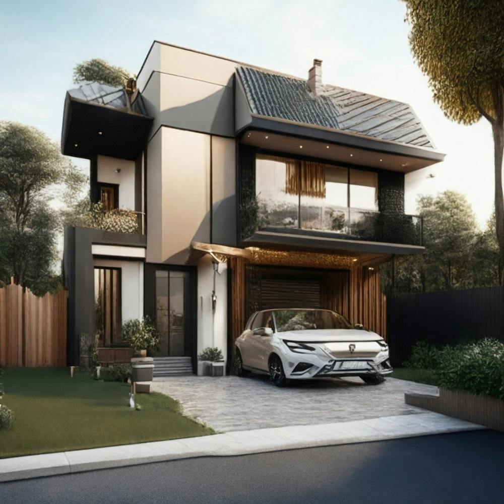 Leonardo Diffusion Xl A Modern House With Four Floors Four Bed 0