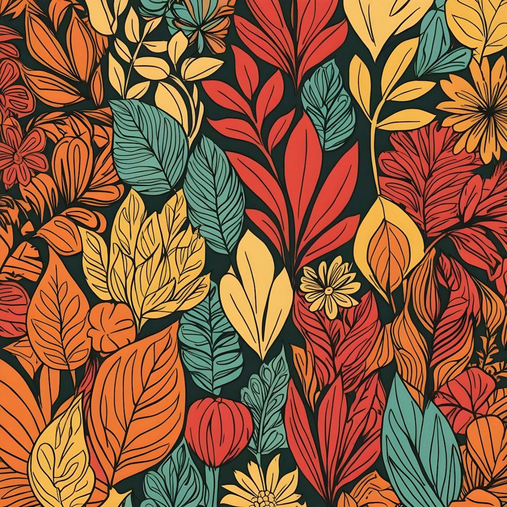 Phoenix Style And Type Vibrant Abstract Floral Illustration3 (1)
