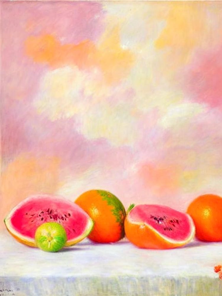 Watermelon 2 Painting Fruit