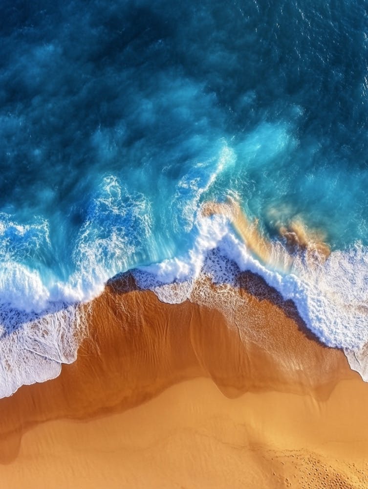 Aerial View Of A Beach 103