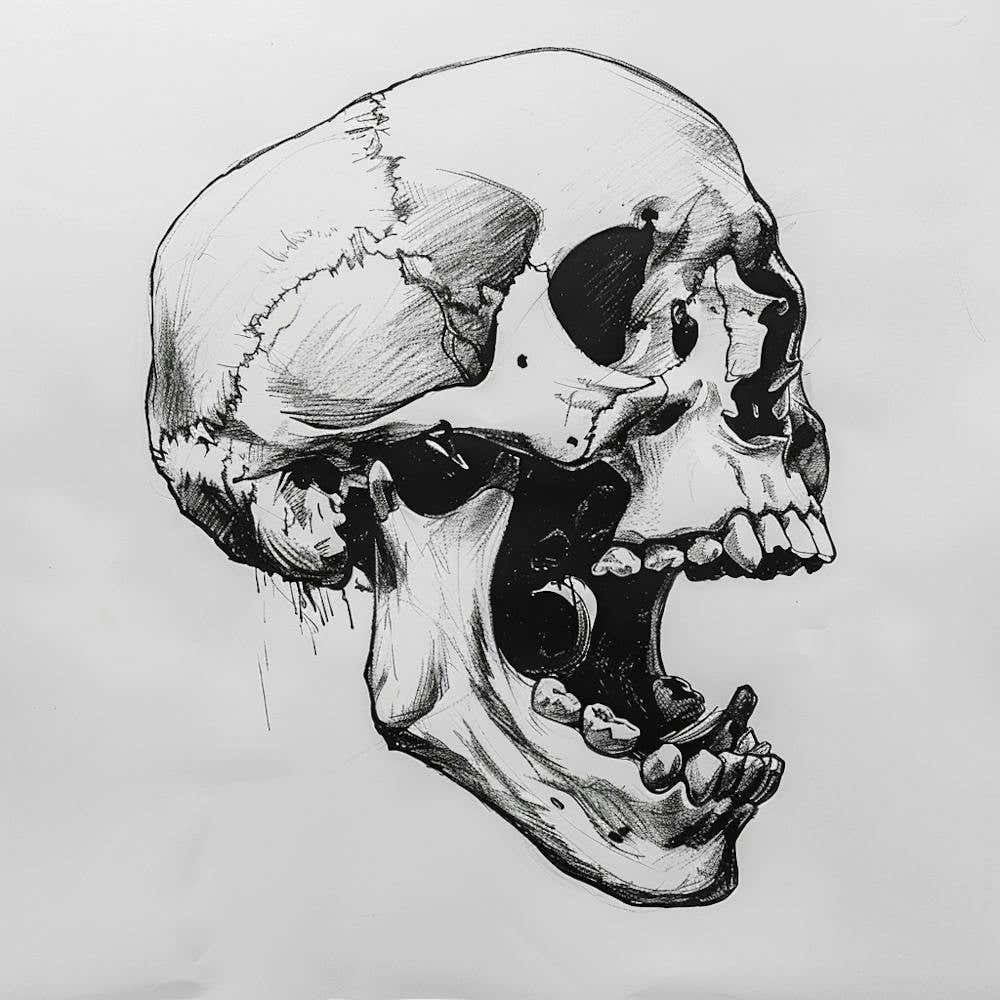 Skull Drawing 1