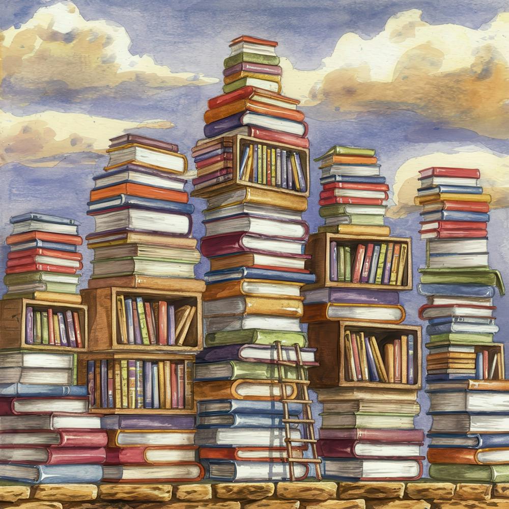 Stack Of Books 3