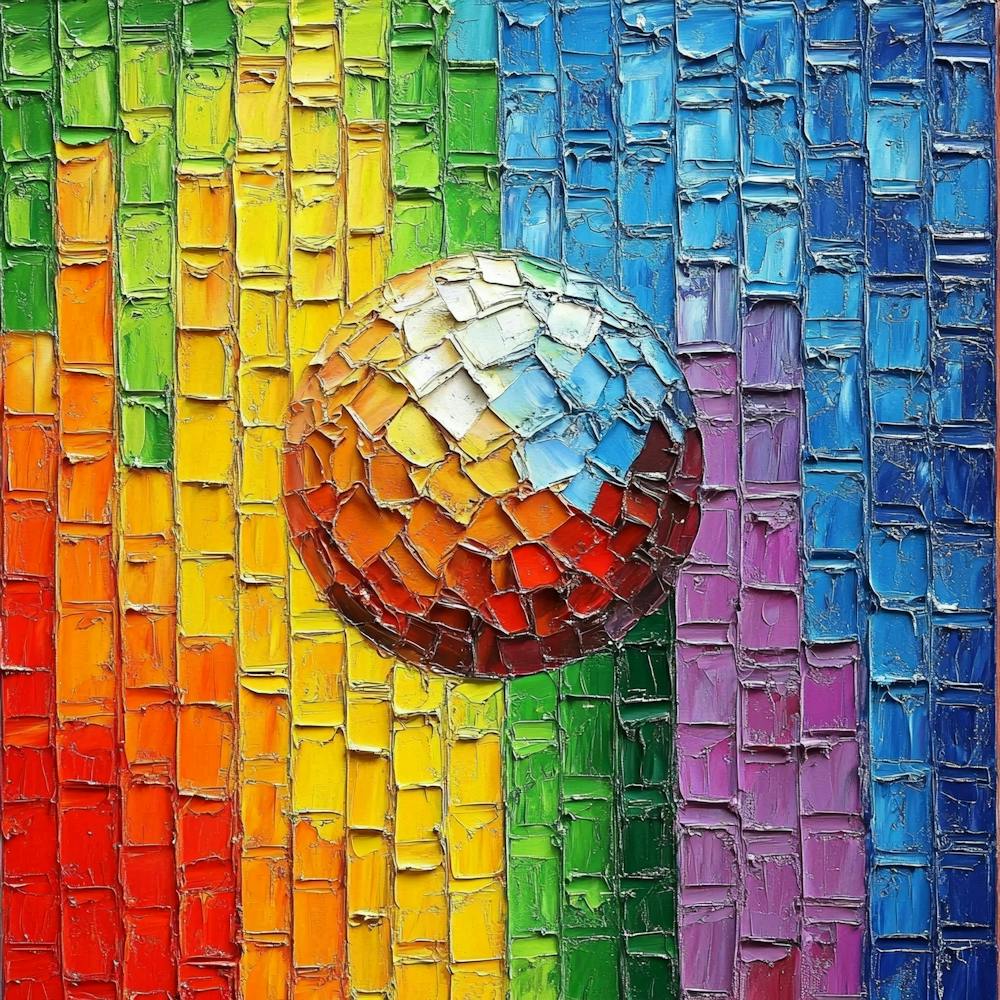 Disco Ball Art 47
