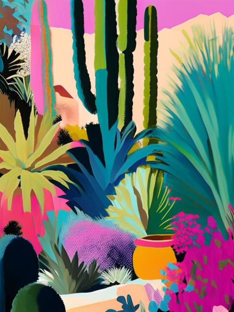 Huntington Desert Garden,1, Usa Abstract Still Life