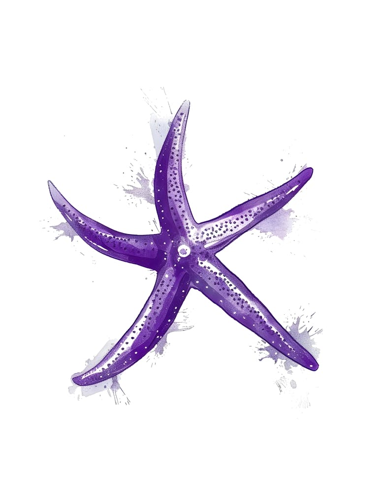 Étoile De Mer Violette