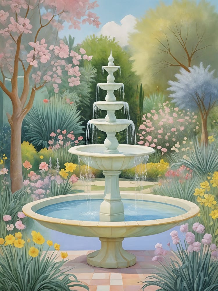 Fountain In The Garden no3