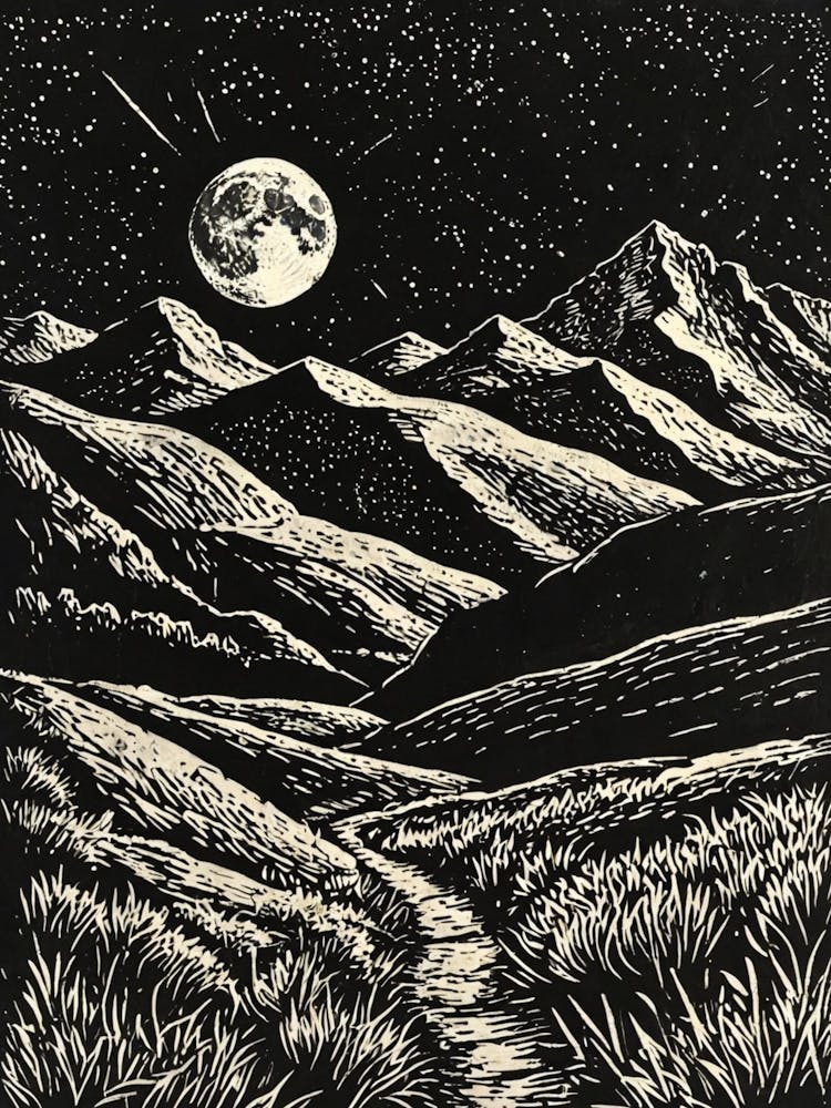Moonlight In The Mountains 4