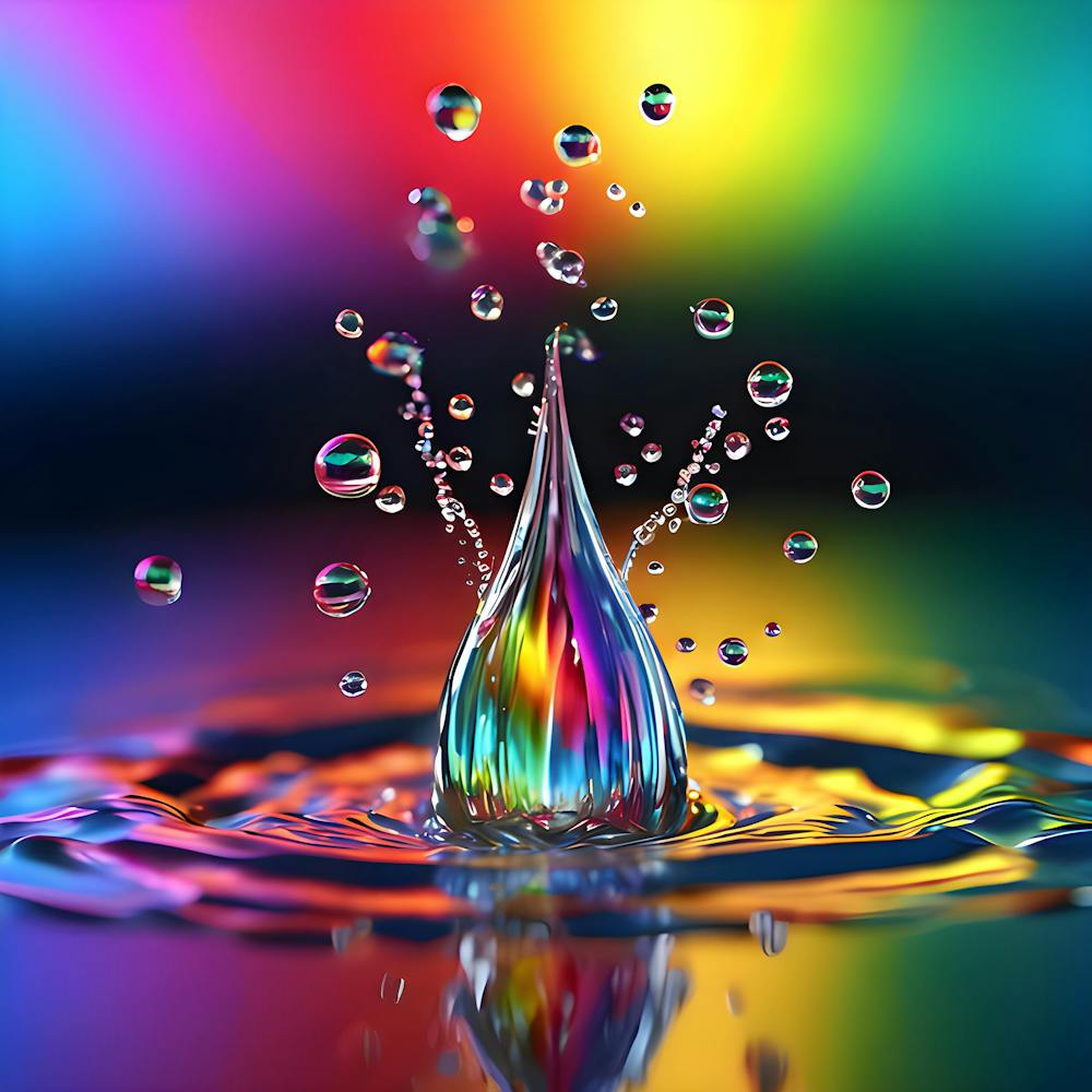 Water Spheres in Orbit