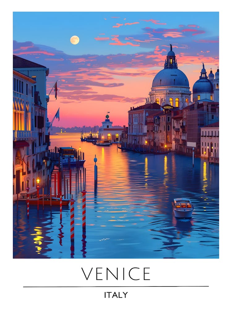 Venice At Sunset 1