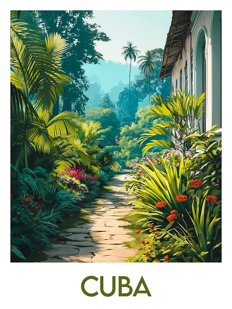 Affiche de voyage Cuba 2
