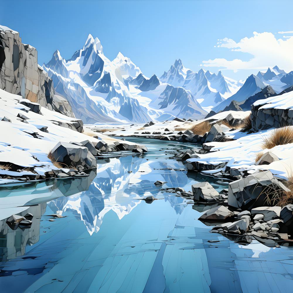 River In The Mountains