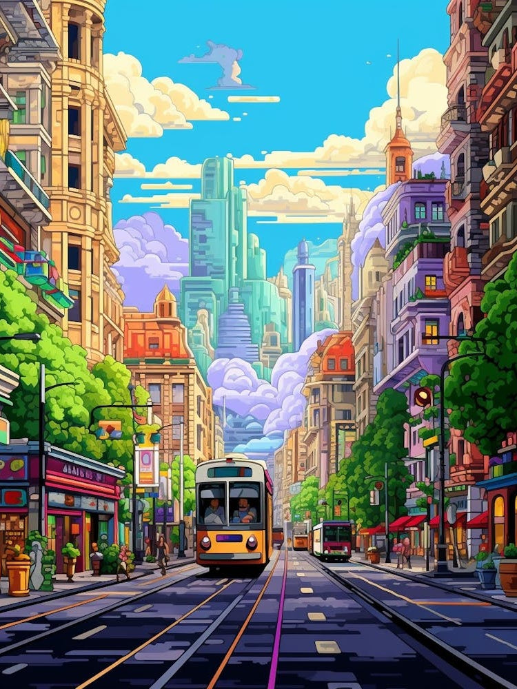 Vienna Pixel Art 1