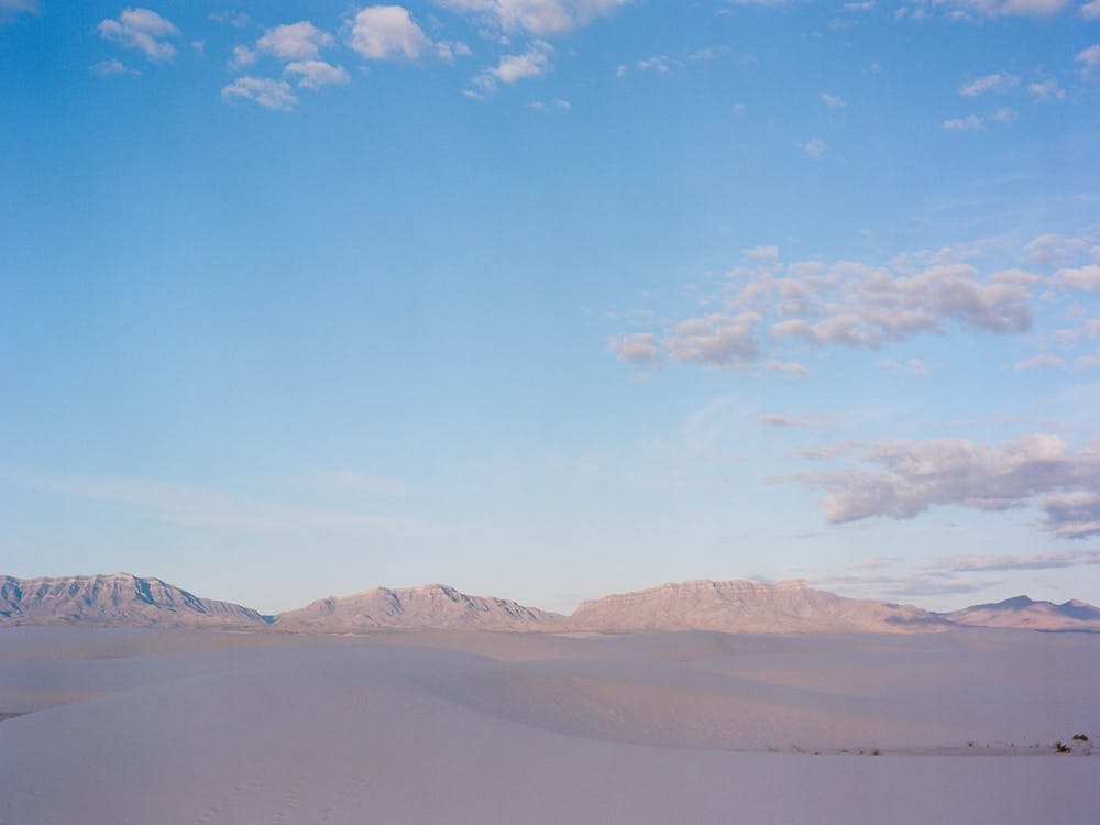 White Sands New Mexico Sunrise II on Film