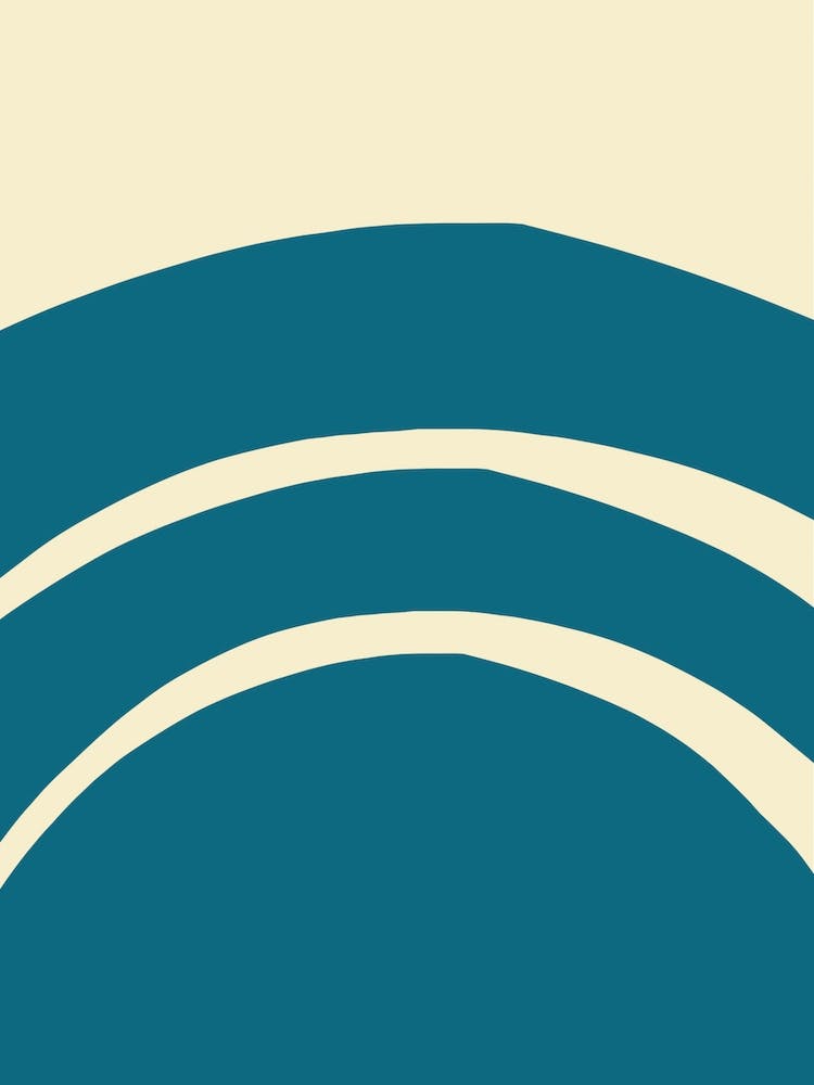 Abstract Sun Blue