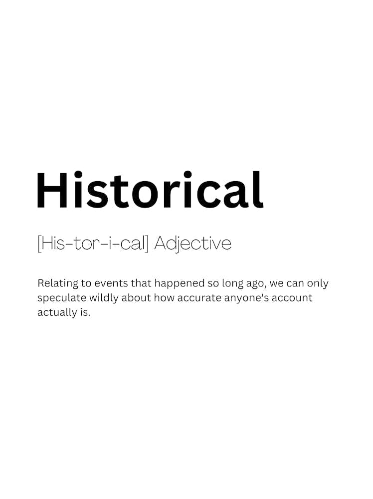 Historical Definition Meaning