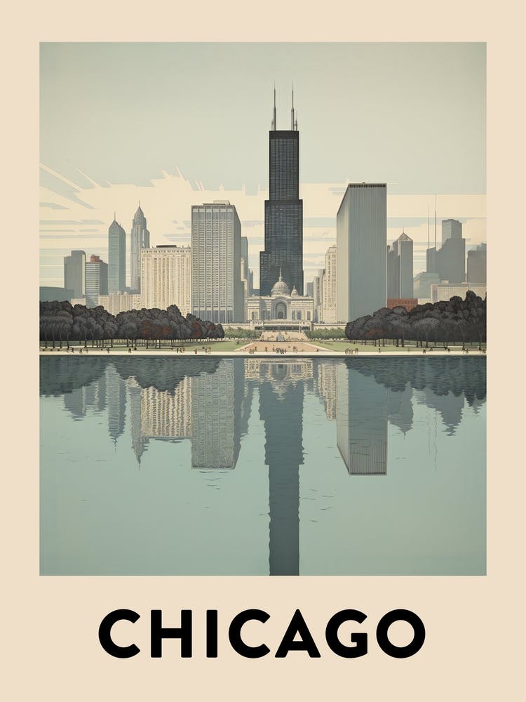 Chicago Travel Poster