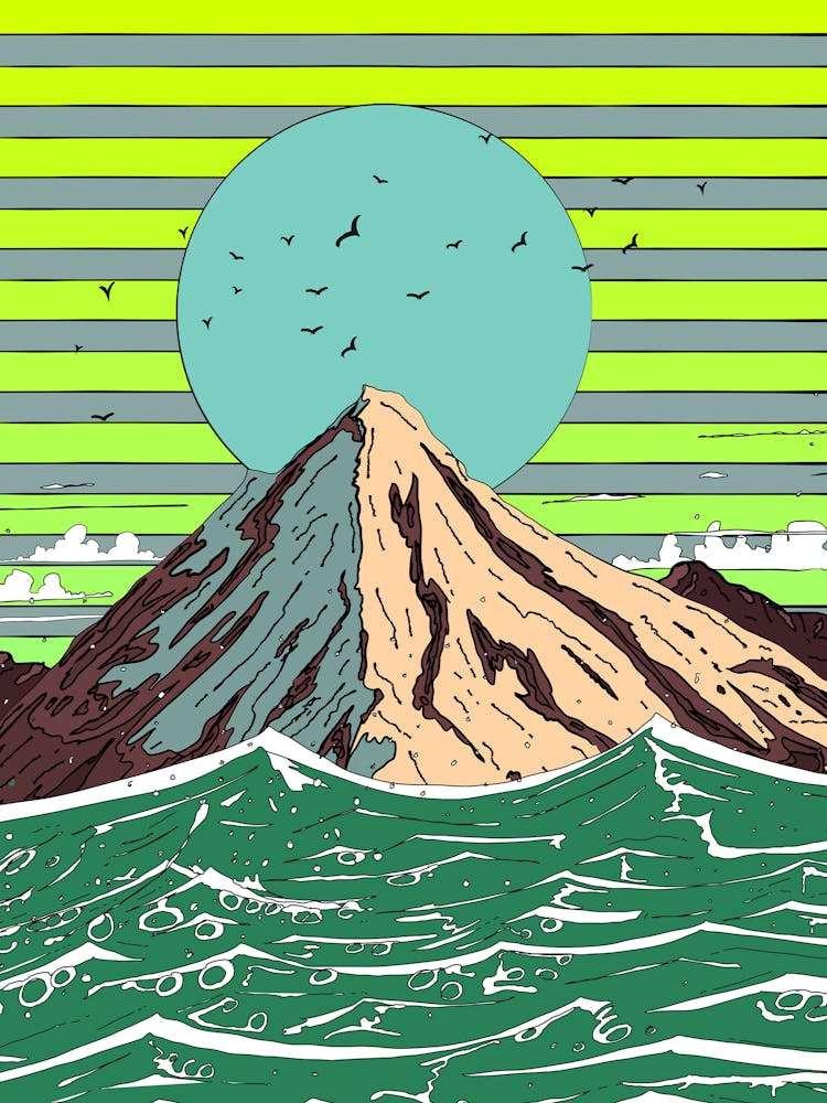 Mountain In The Sea