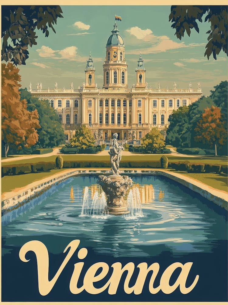 Aihrgdesign A Classic 1960s Travel Poster For Vienna Showcasi 98d95e41 6662 46bd 85c6 43ddedda8dfb 0