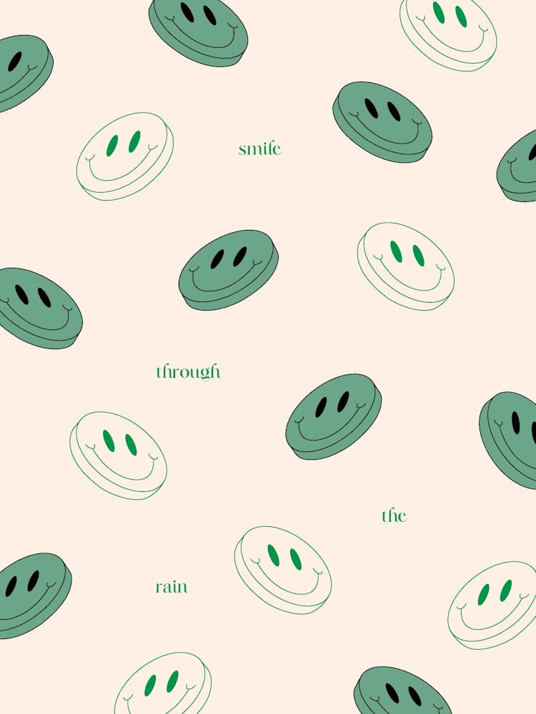 Smile Through The Rain Smiley Face 