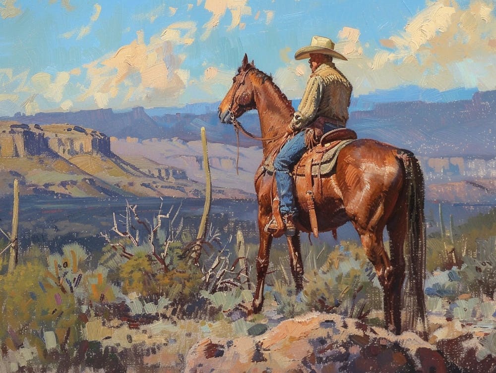 Cowboy In Tucson Arizona 1