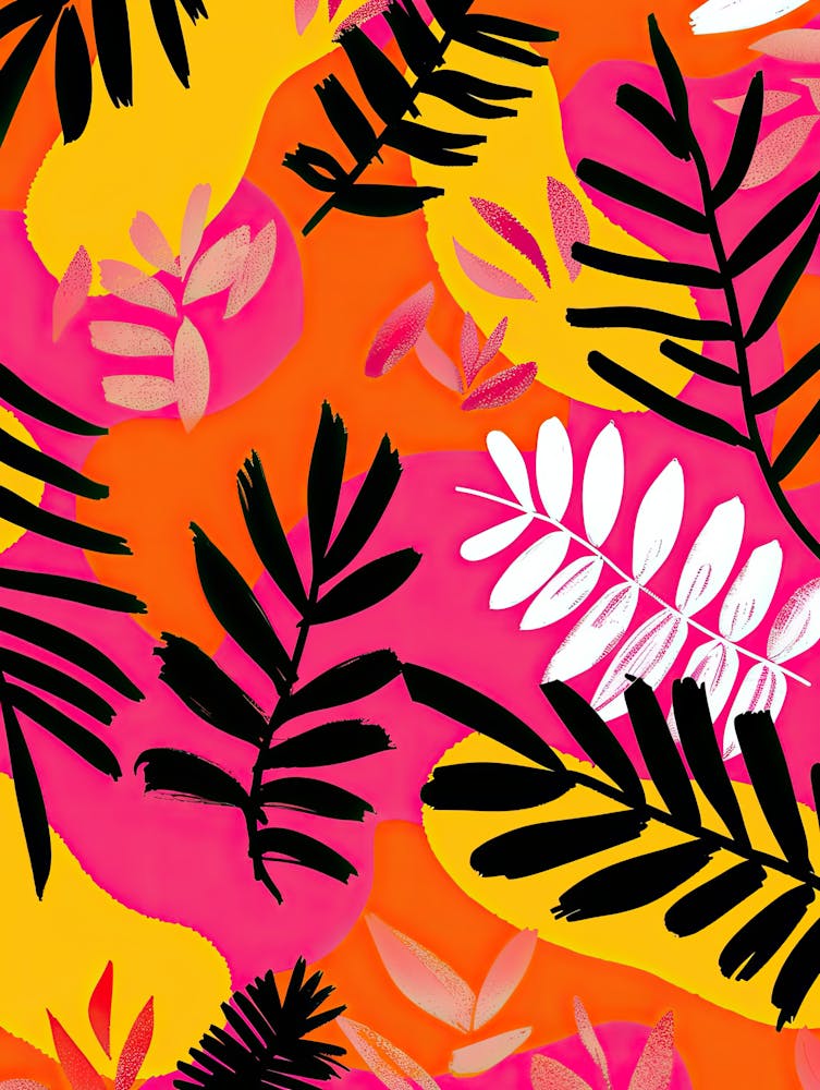 Bursting Bloom Matisse Style
