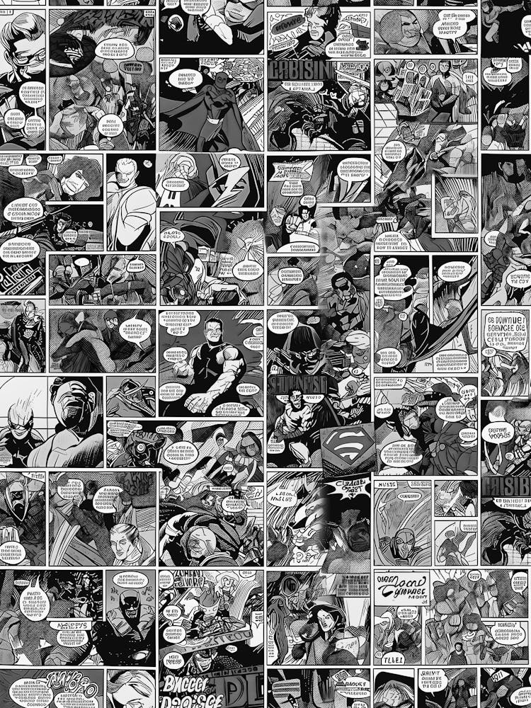 Black And White Comic Strip