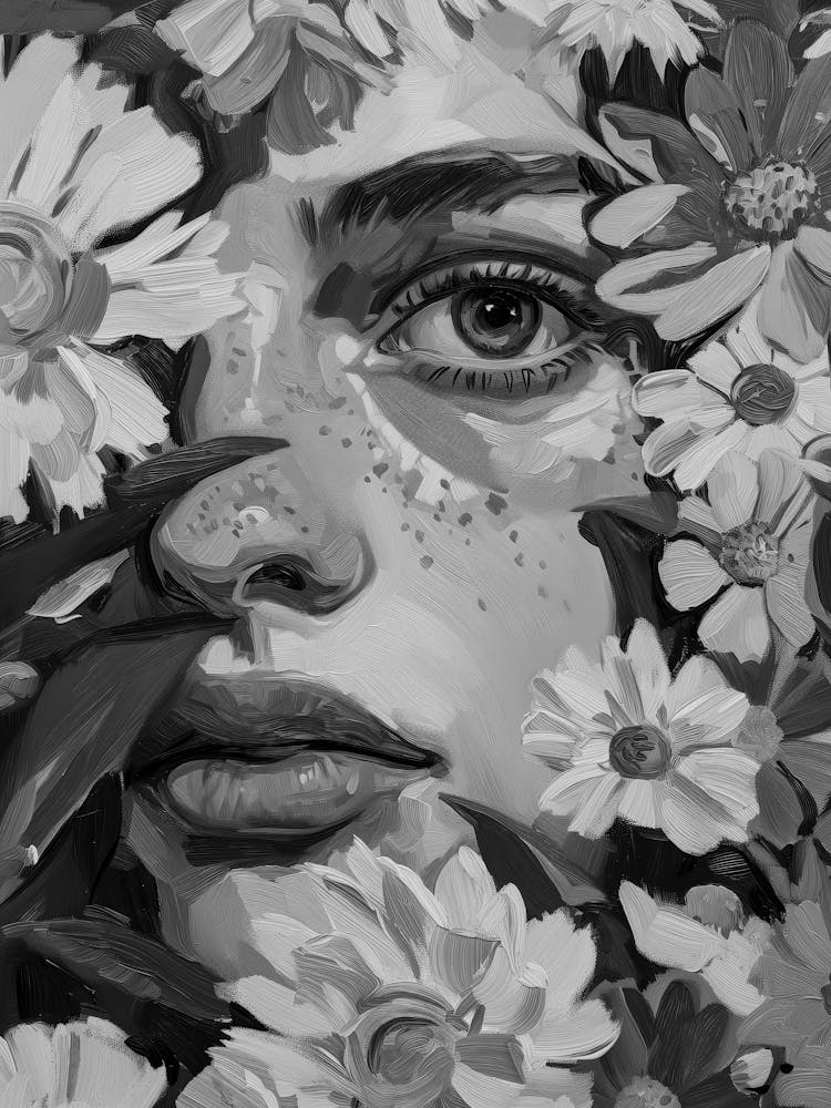Black And White Painting 38