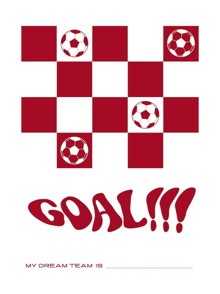 Goal My Dream Team Dark Red