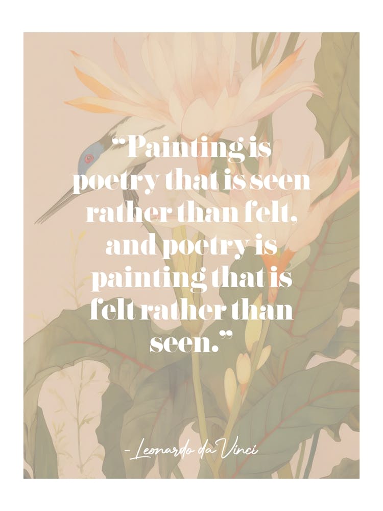 Artist Quote Leonardo Da Vinci