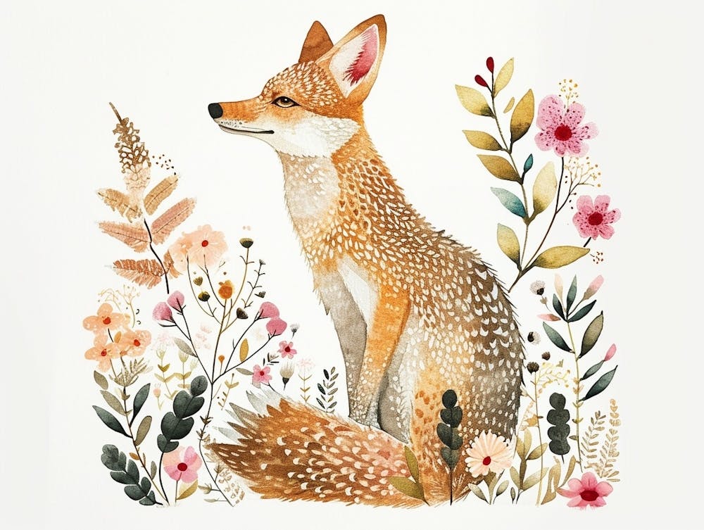 Little Floral Coyote 1