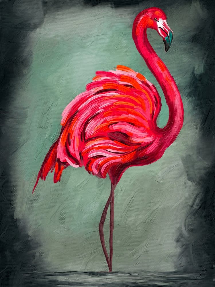 Flamingo Thick Paint