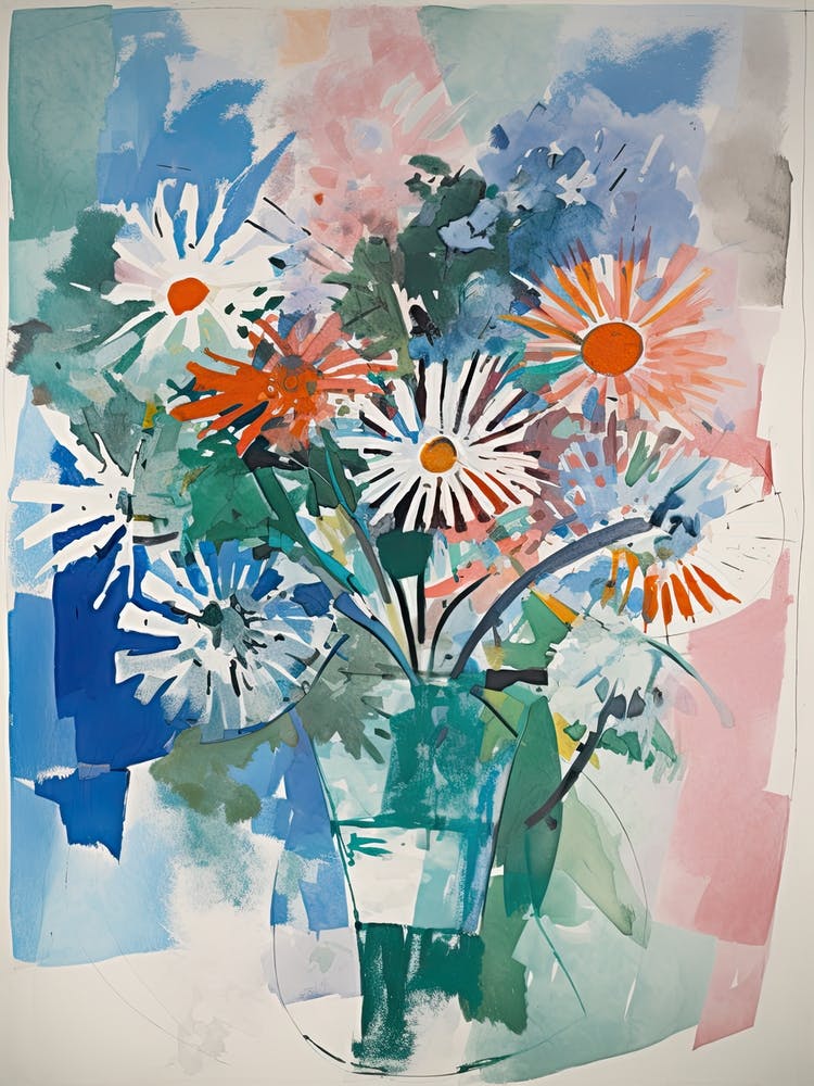 Daisies Flower Illustration 3