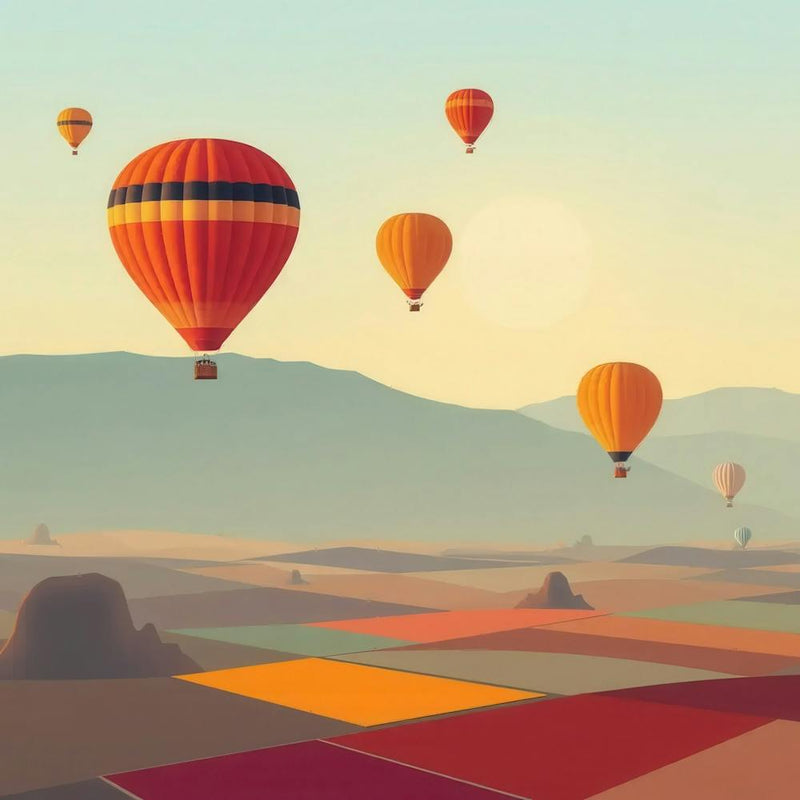 Hot Air Balloons In The Sky 1