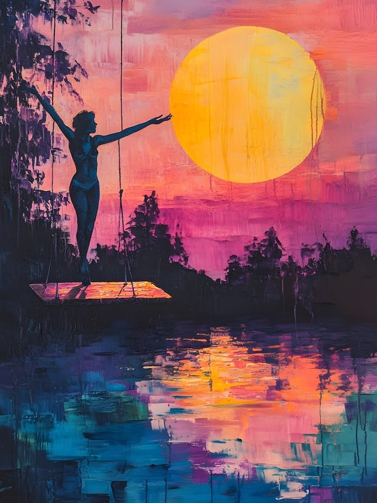 Modern Woman At Sunrise 3