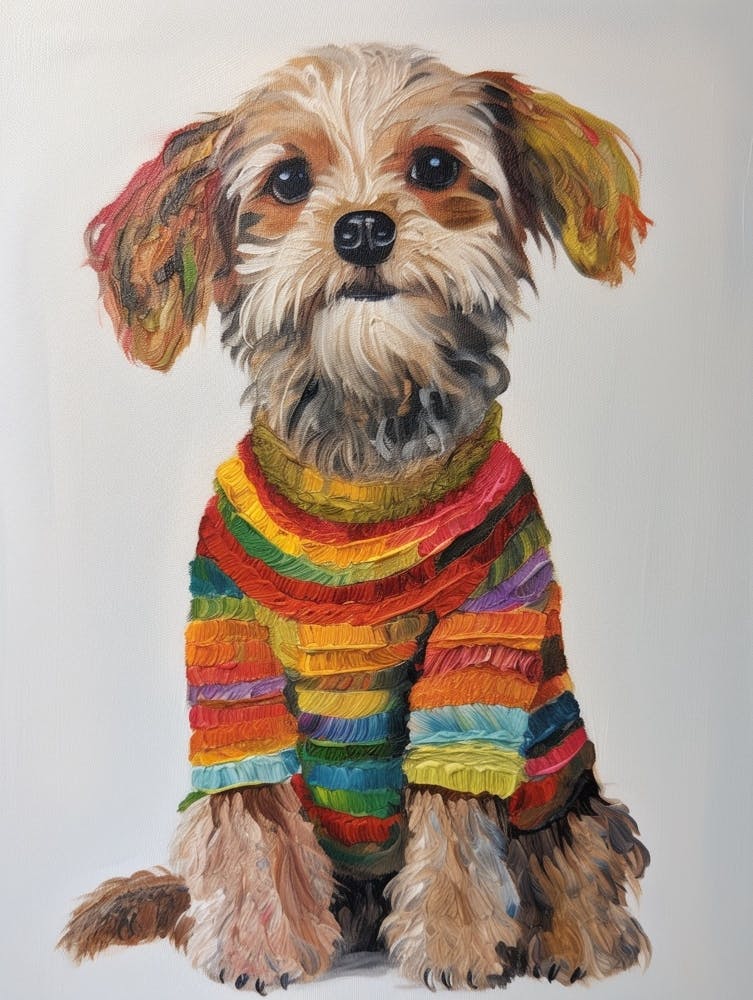 Baby Animal Wearing Sweater Puppy 2