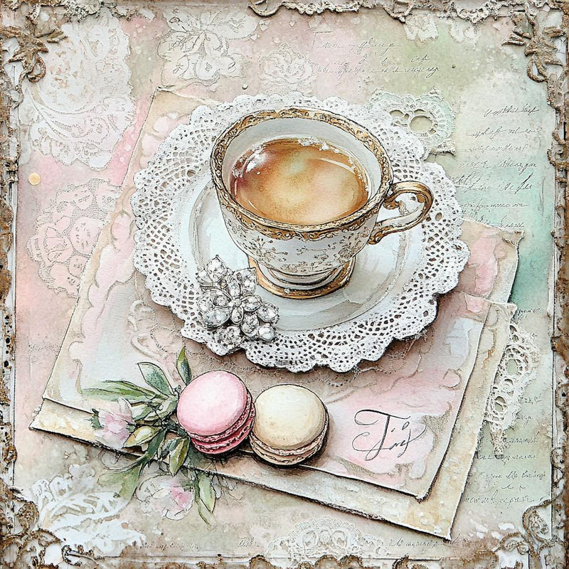 Romance de l'Heure du Thé Vintage 5