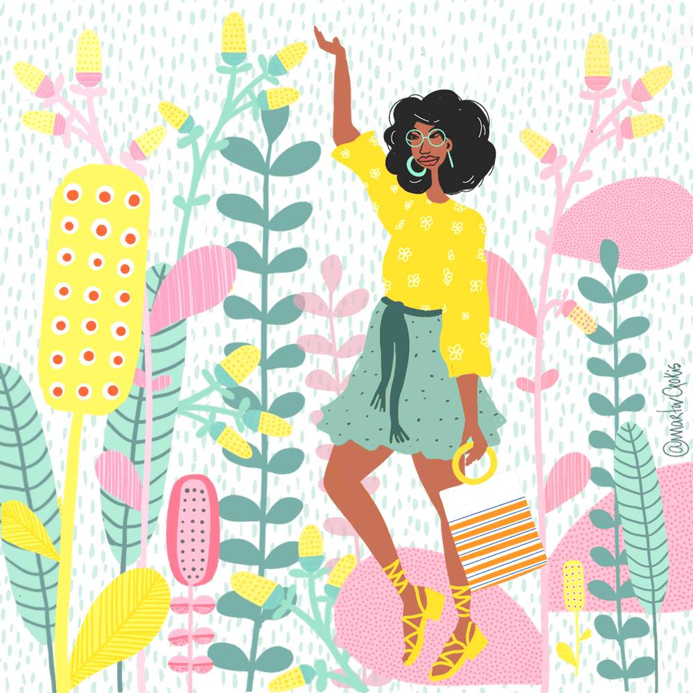 Girl In The Flowers