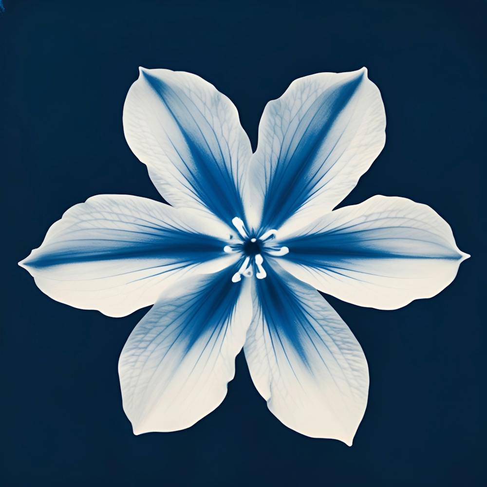 Blue Flower 4