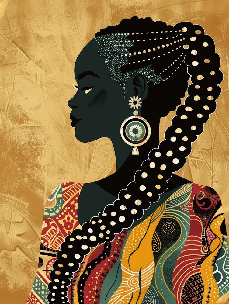 Afrikanische Frau 195