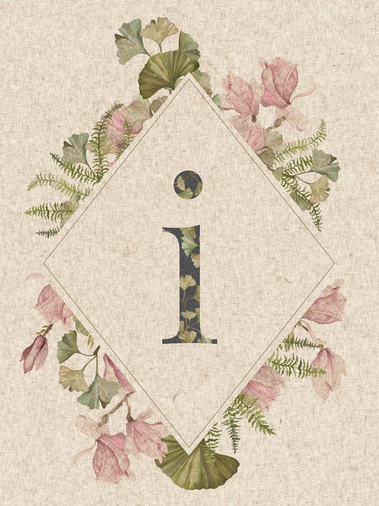 Floral Monogram I