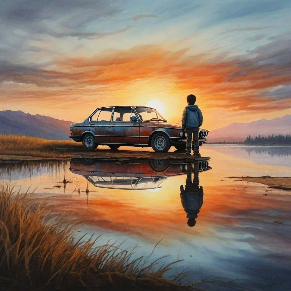 'The Boy And The Car'