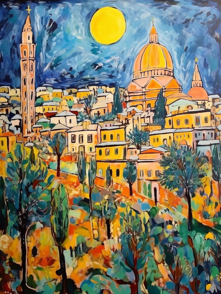 Siena Italy 2 Fauvist Painting