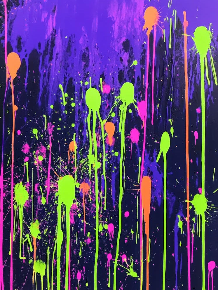 Neon Splatters