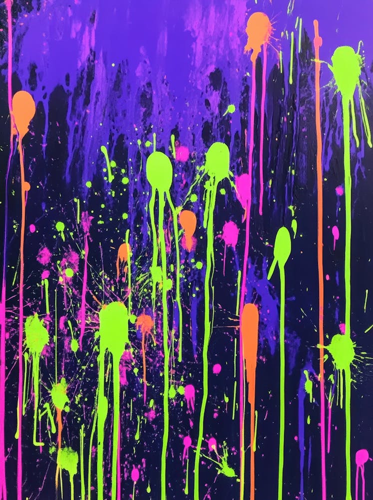 Neon Splatters