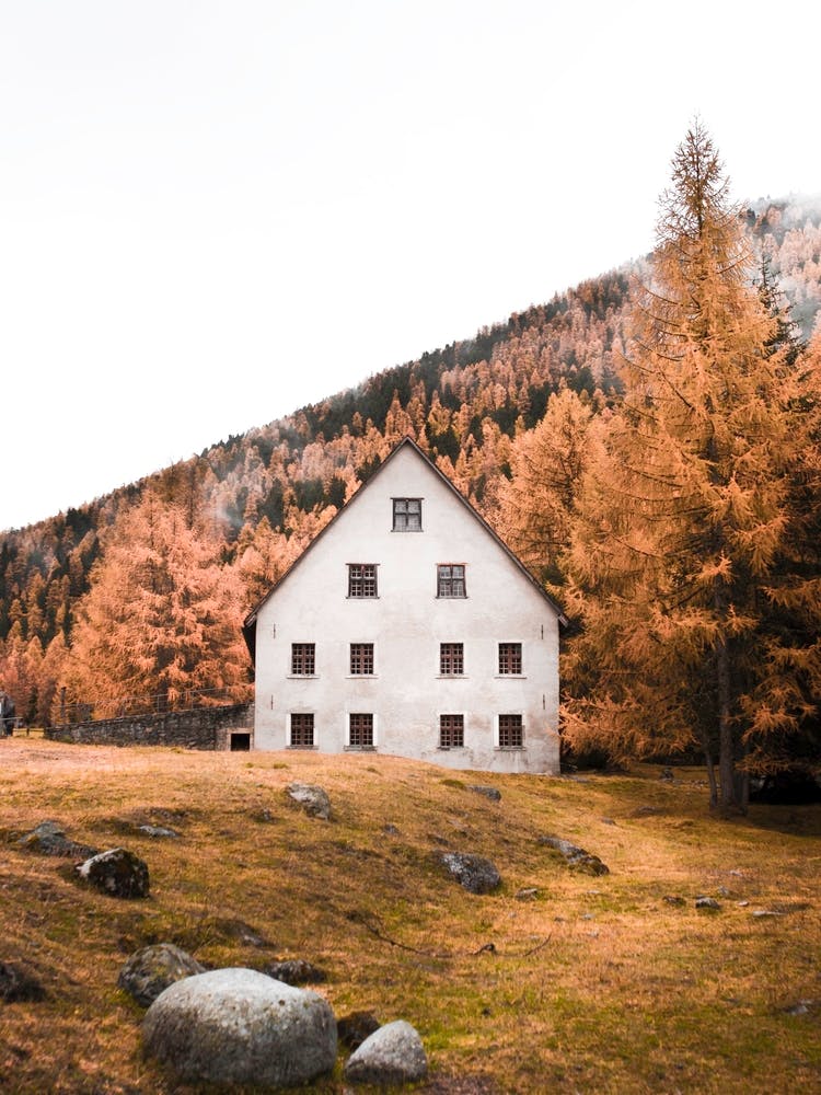 Old Barn In The Mountains